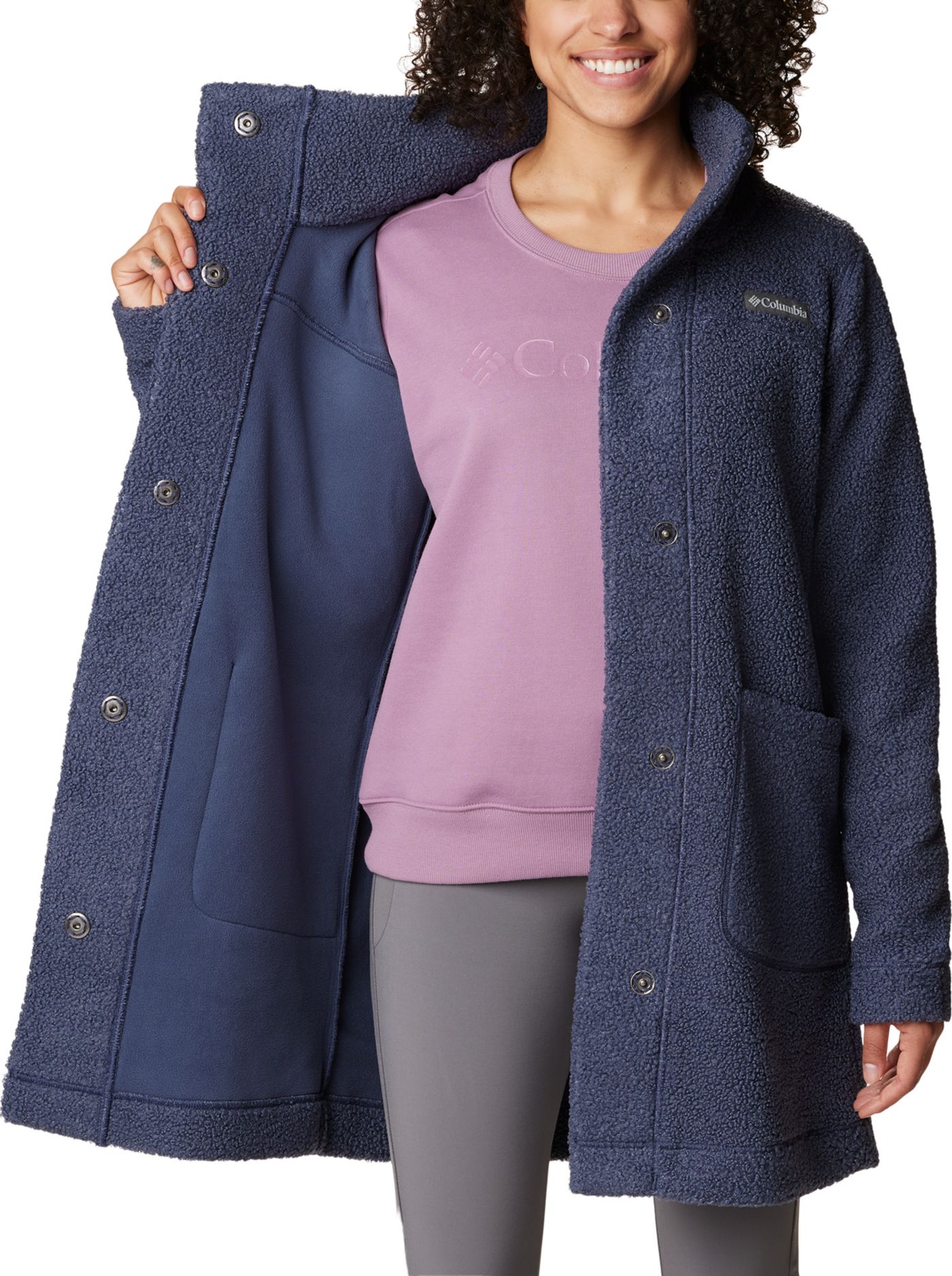 Columbia Long Sherpa outlets Jacket women's L