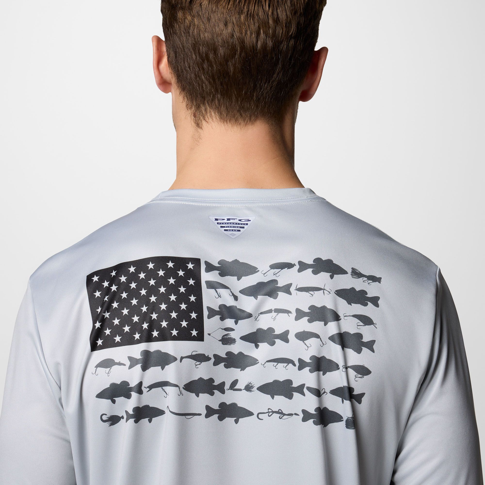 Columbia Men's PFG Terminal Tackle Fish Flag Long Sleeve Shirt product image