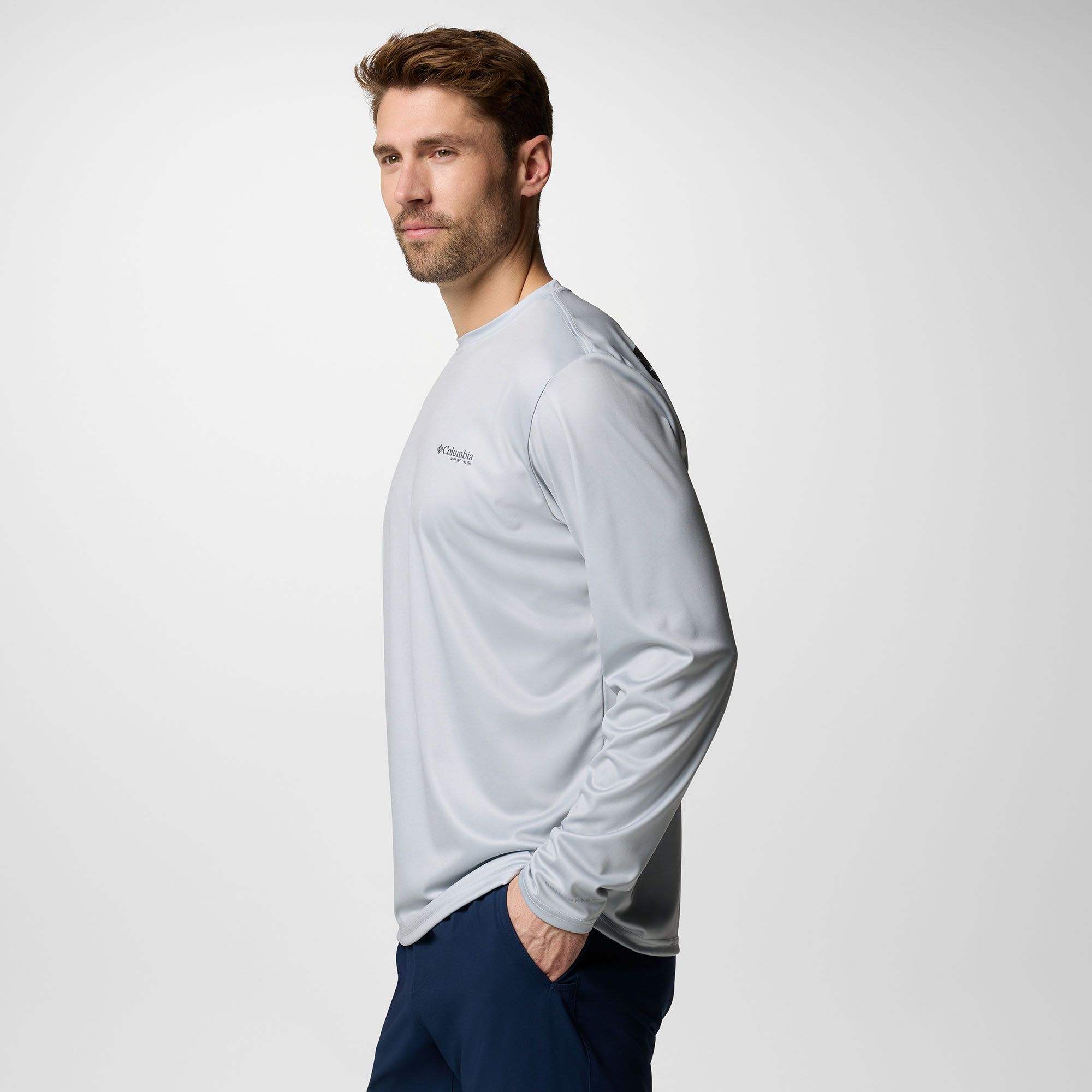 Columbia Men's PFG Terminal Tackle Fish Flag Long Sleeve Shirt product image