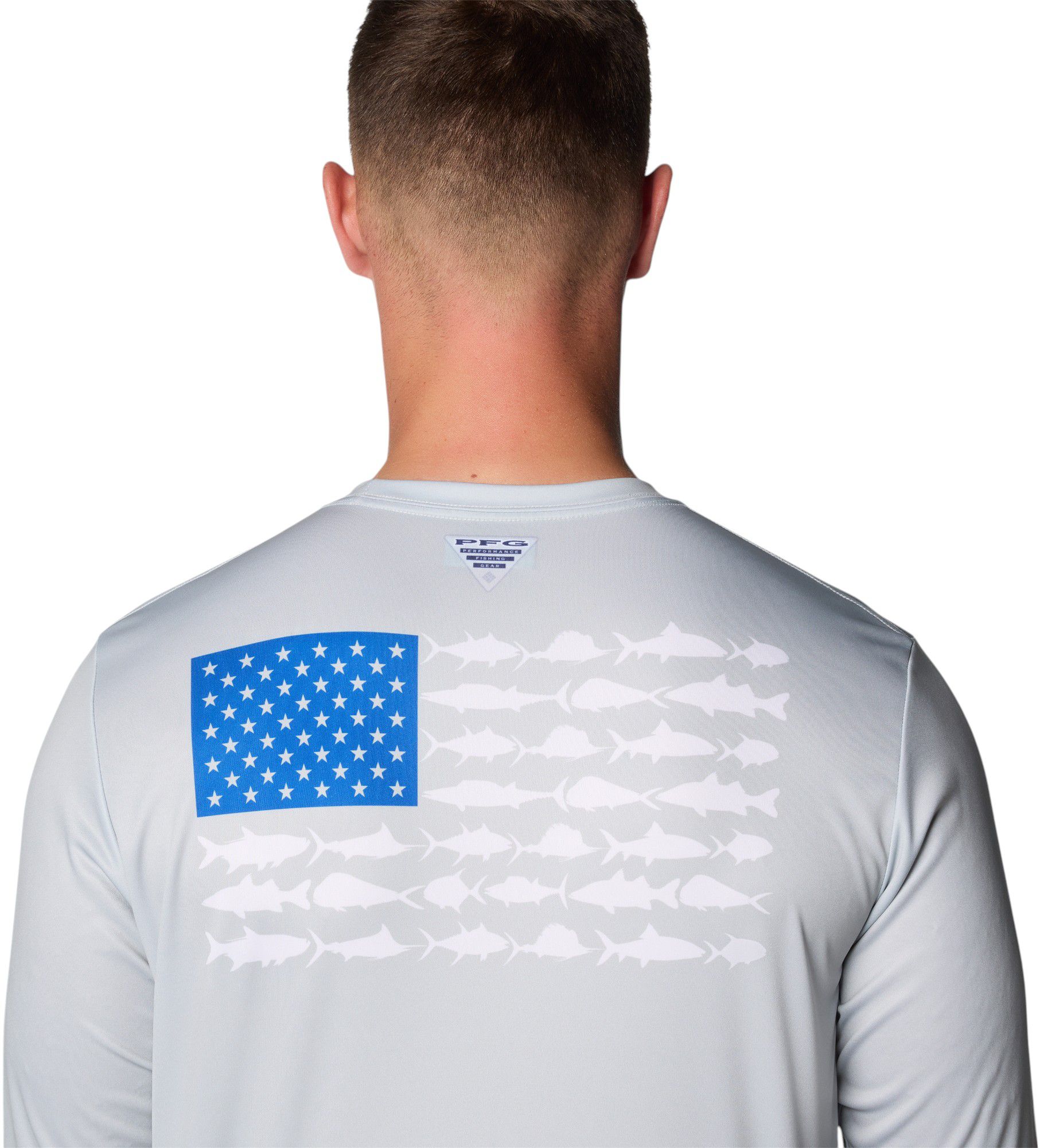 Columbia Men's PFG Terminal Tackle Fish Flag Long Sleeve Shirt product image