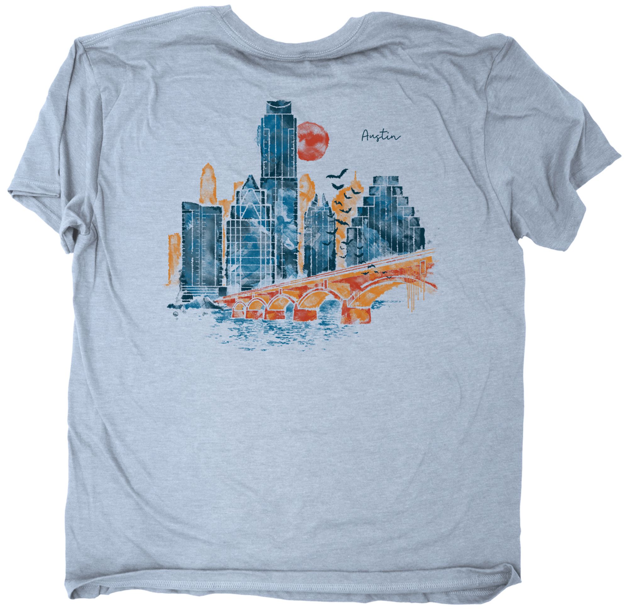 The Duck Company Adult Austin Light Blue Skyline T-Shirt product image