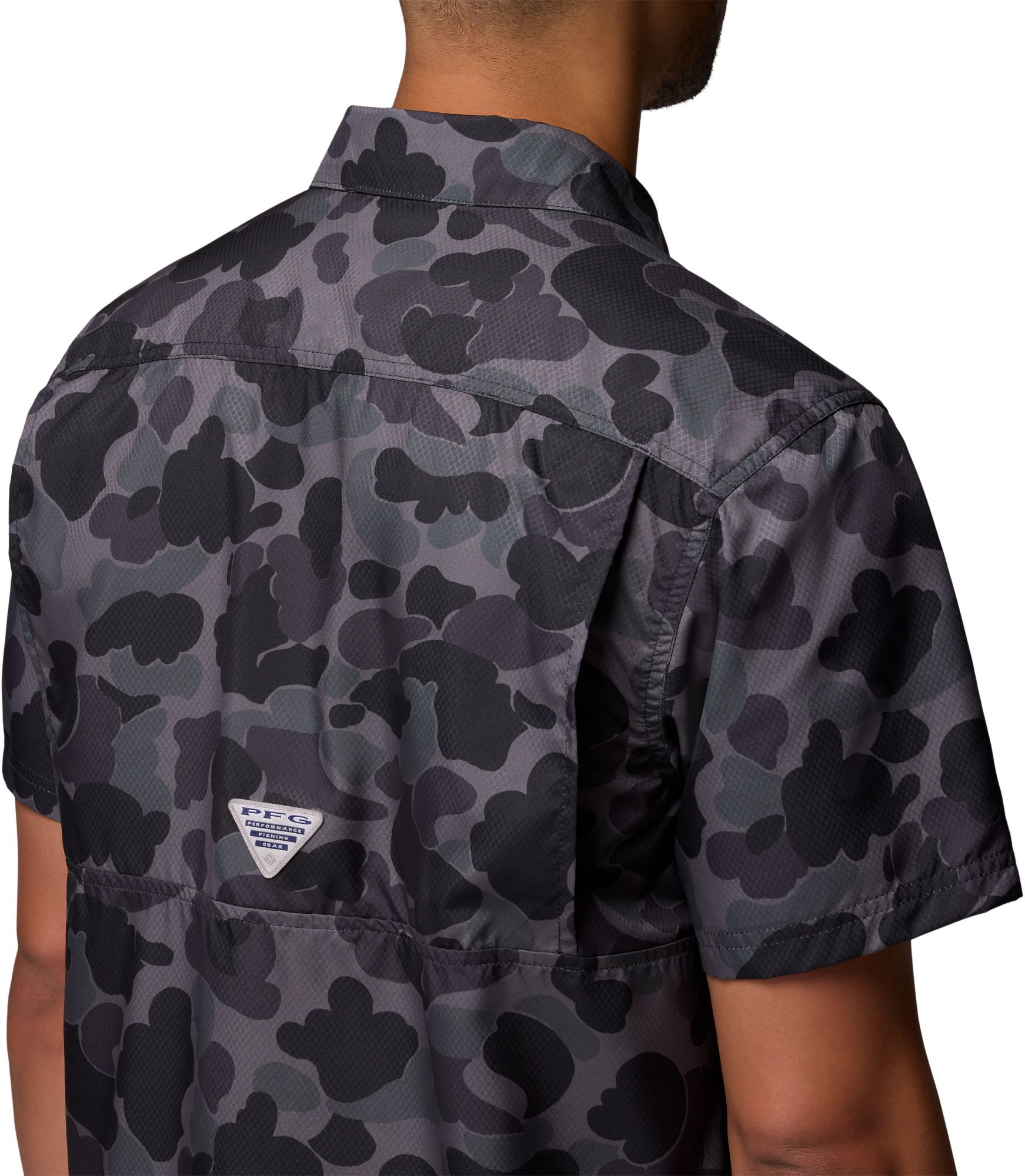 Columbia Men's South Carolina Gamecocks Camo Super Slack Tide Button Down Shirt product image