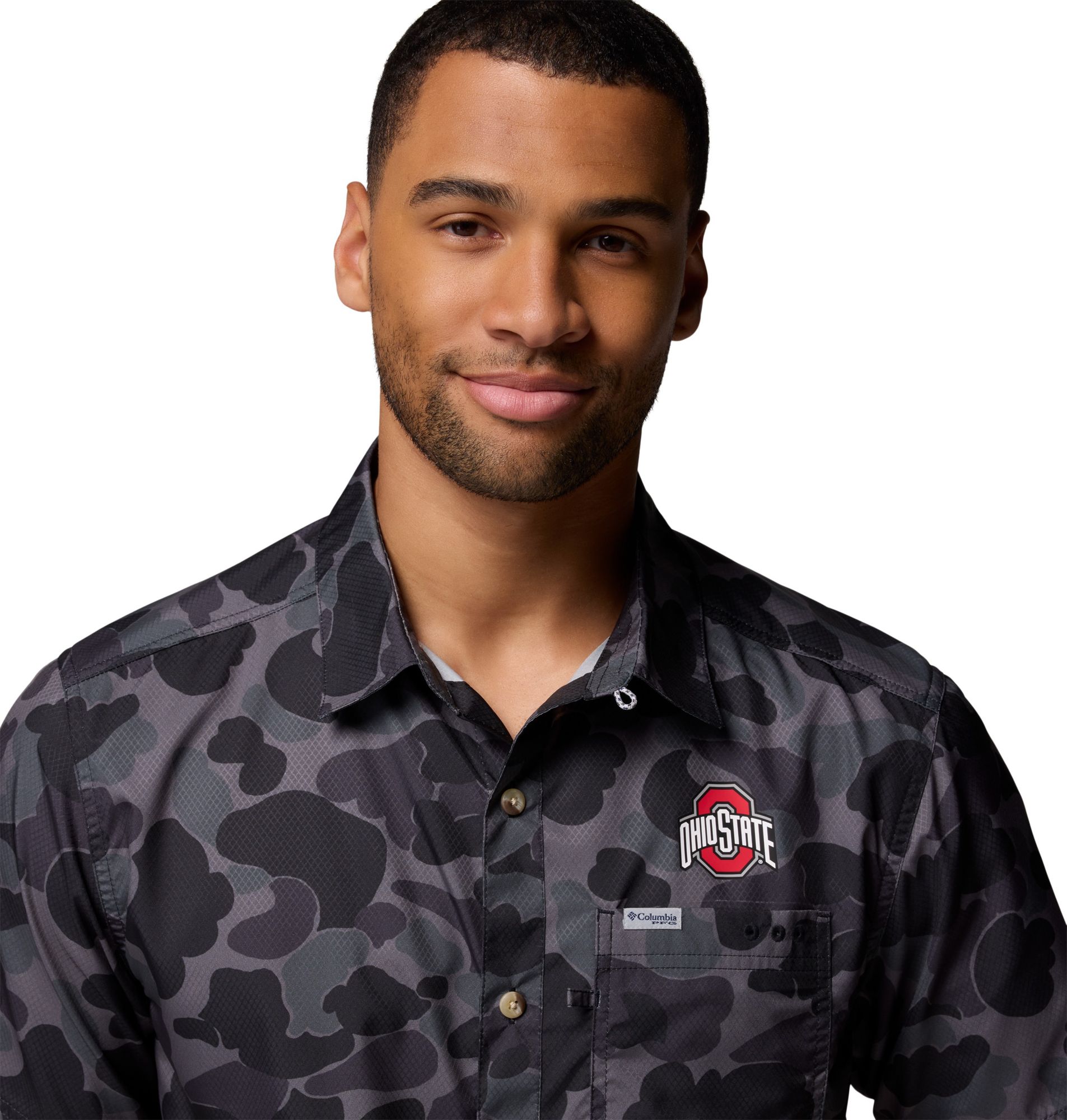Columbia Men's Ohio State Buckeyes Black Super Slack Tide T-Shirt product image
