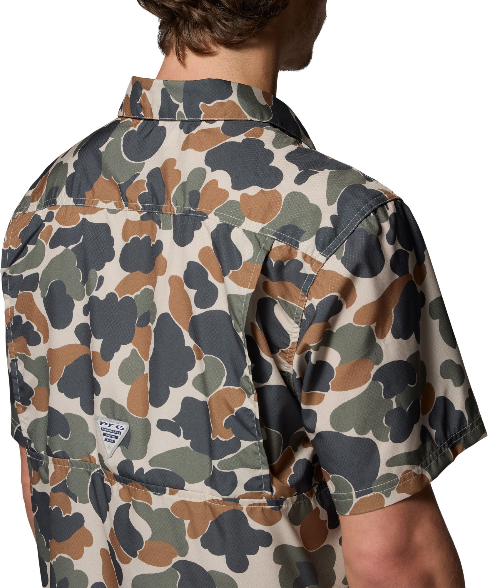 Columbia Men's Texas A&M Aggies Camo Super Slack Tide Button Down Shirt product image