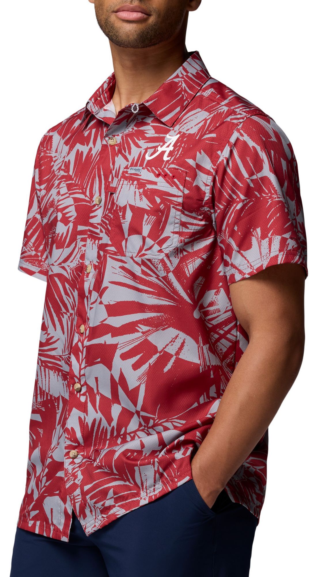 Columbia Men's Alabama Crimson Tide Red Velvet Super Slack Tide T-Shirt product image