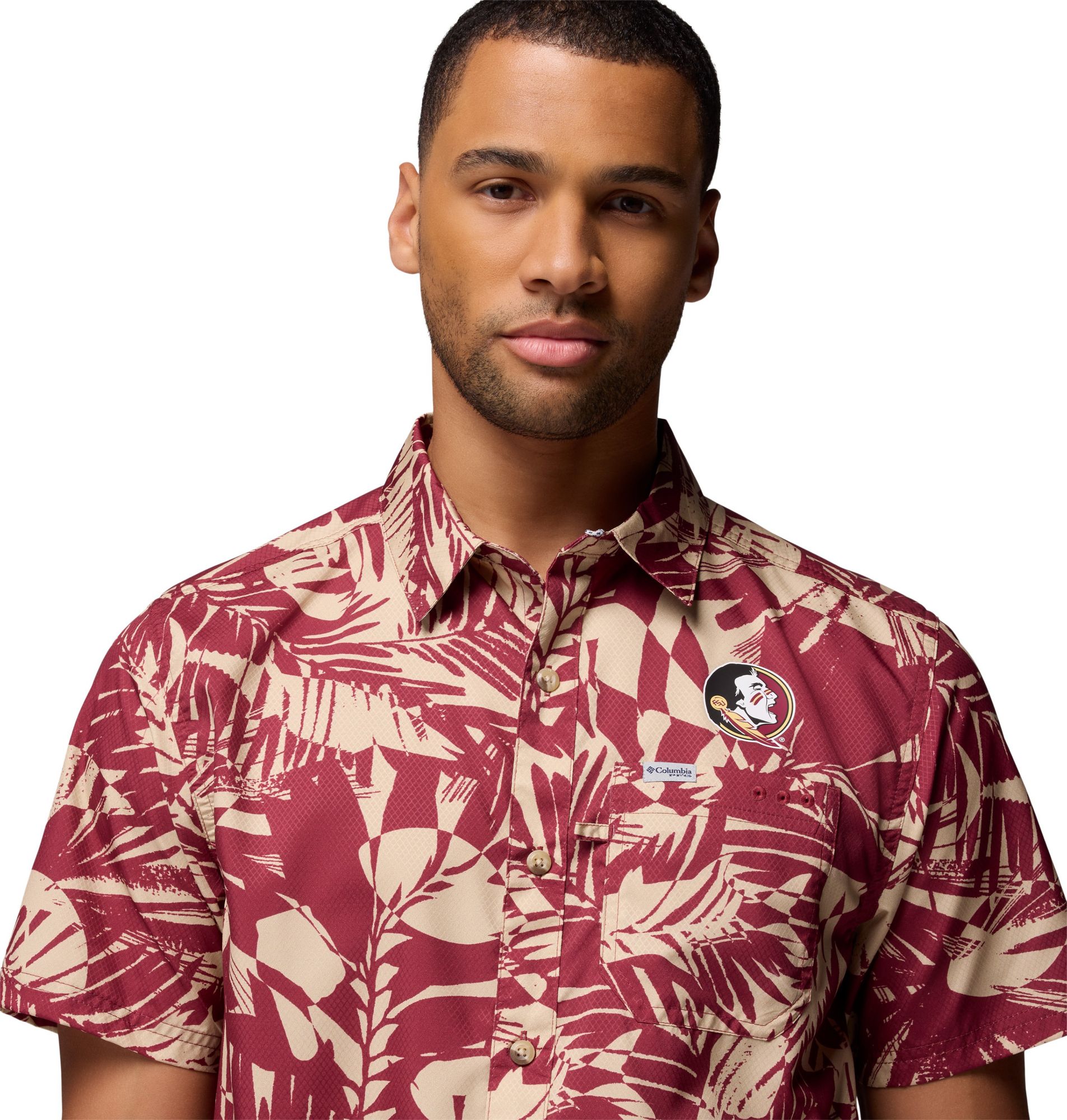 Columbia Men's Florida State Seminoles Cabernet Super Slack Tide T-Shirt product image