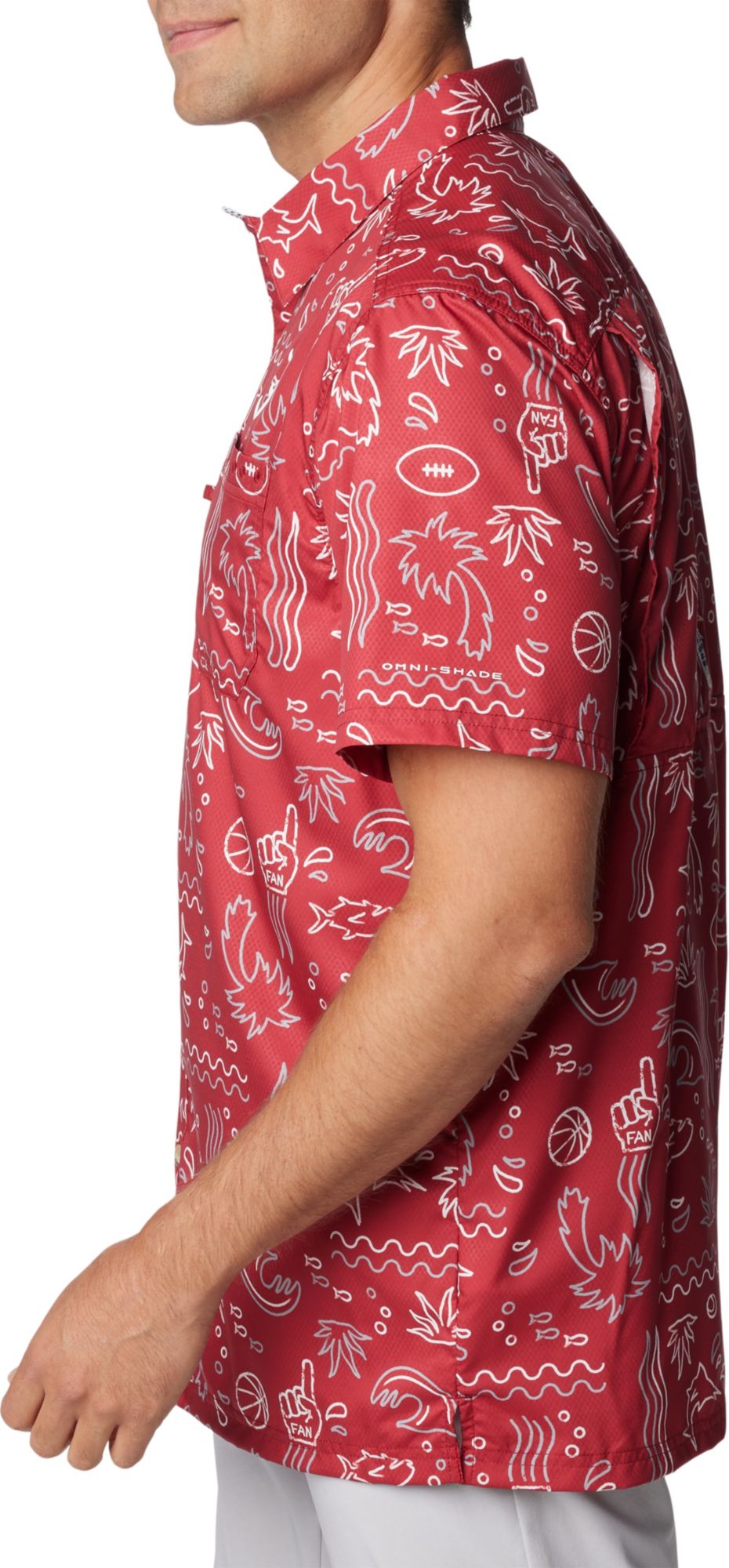 Columbia Men's Alabama Crimson Tide Crimson Super Slack Button Down Shirt product image