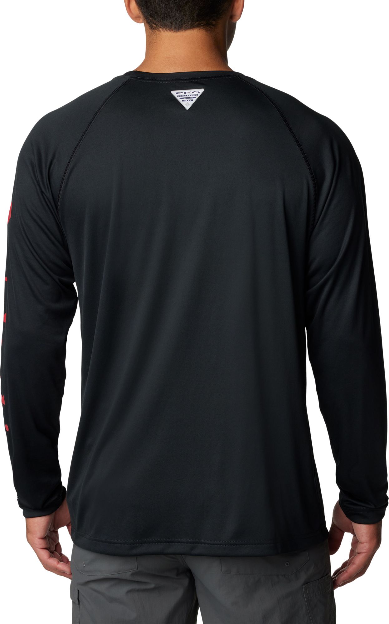 Columbia Men's Georgia Bulldogs Black Terminal Tackle Long Sleeve T-Shirt product image