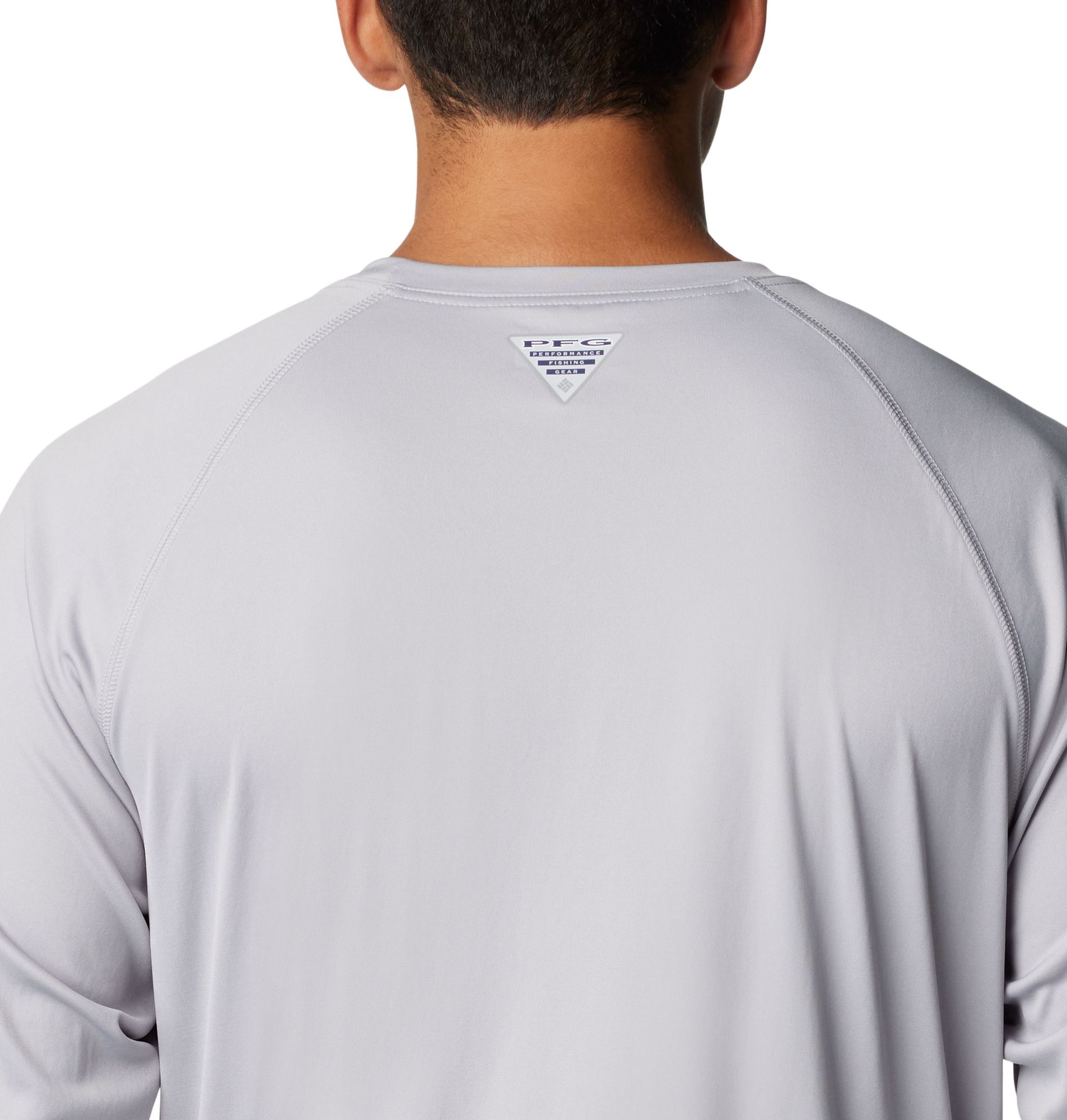 Columbia Men's Alabama Crimson Tide Grey Terminal Tackle Long Sleeve T-Shirt product image