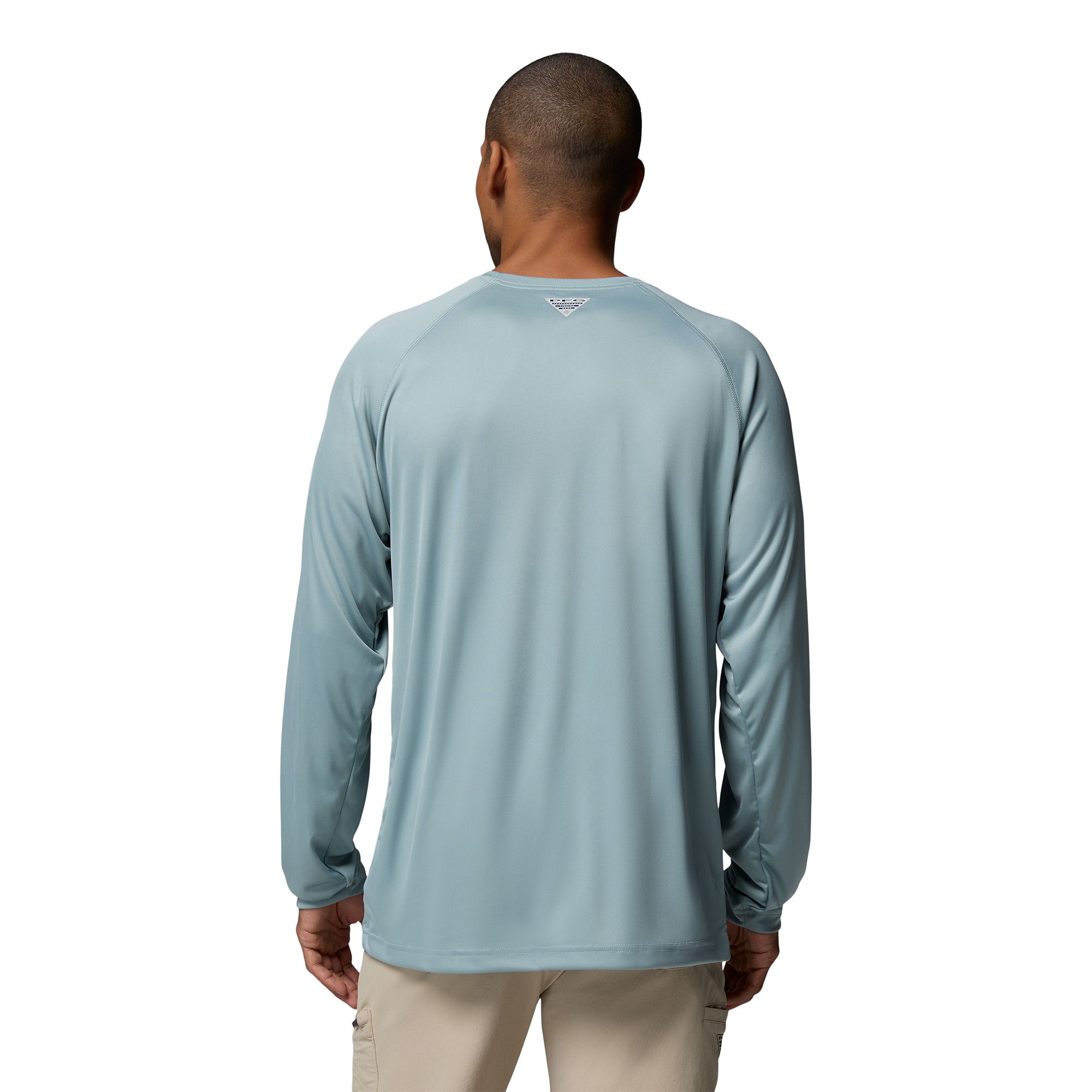 Columbia Men's Georgia Bulldogs Crushed Blue Terminal Tackle Long Sleeve Shirt product image