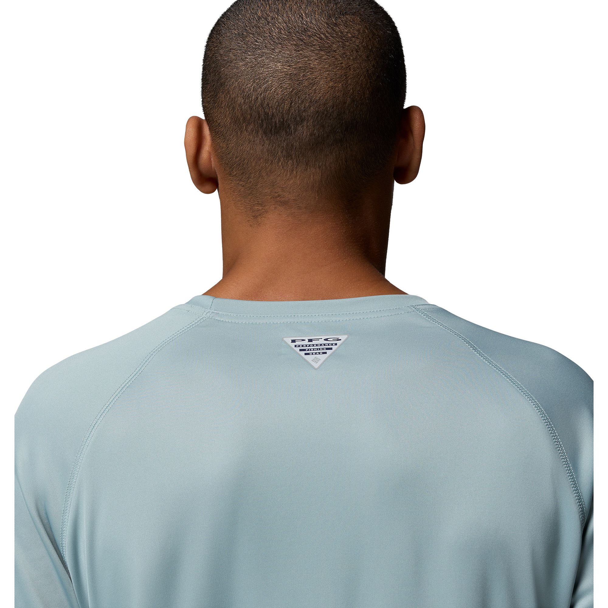 Columbia Men's Georgia Bulldogs Crushed Blue Terminal Tackle Long Sleeve Shirt product image