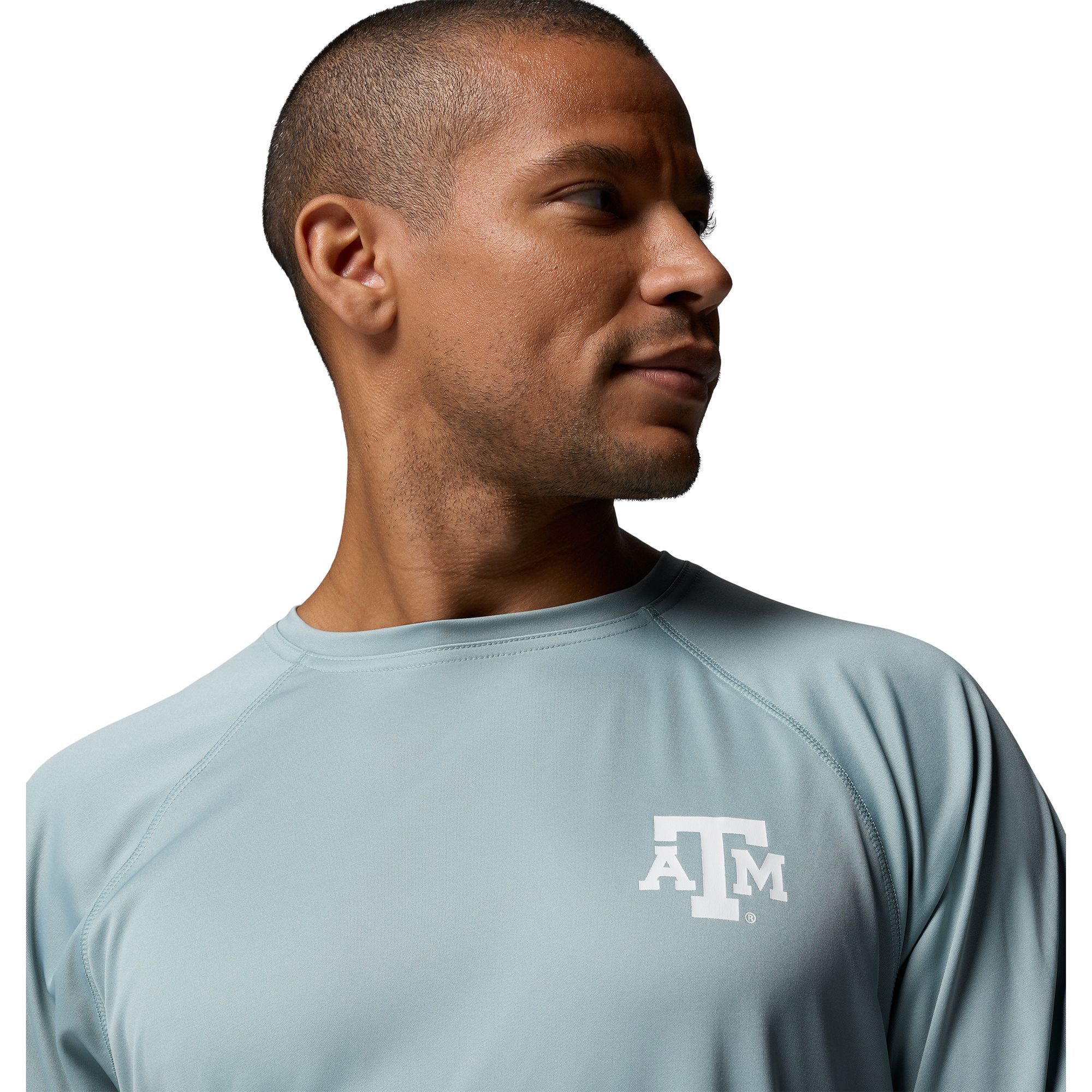 Columbia Men's Texas A&M Aggies Crushed Blue Terminal Tackle Long Sleeve Shirt product image