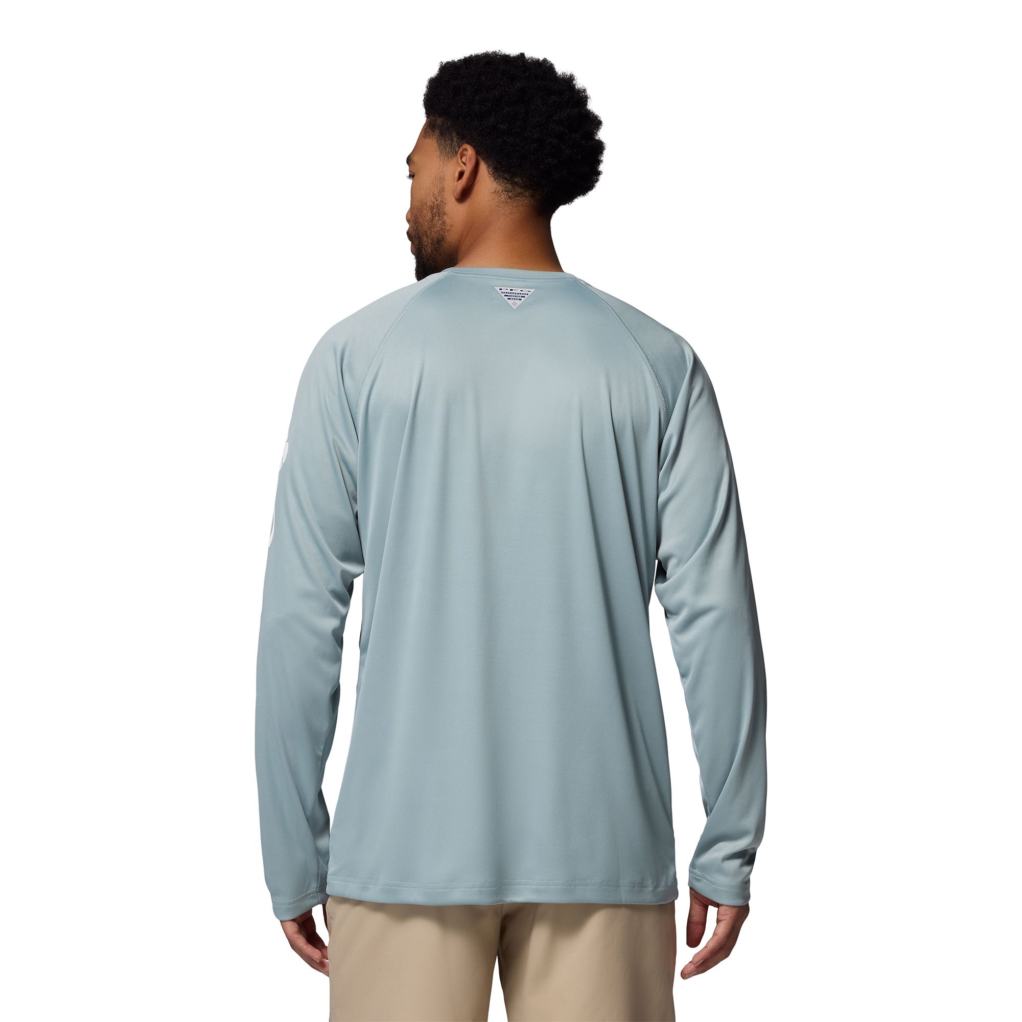 Columbia Men's Texas Longhorns Crushed Blue Terminal Tackle Long Sleeve Shirt product image
