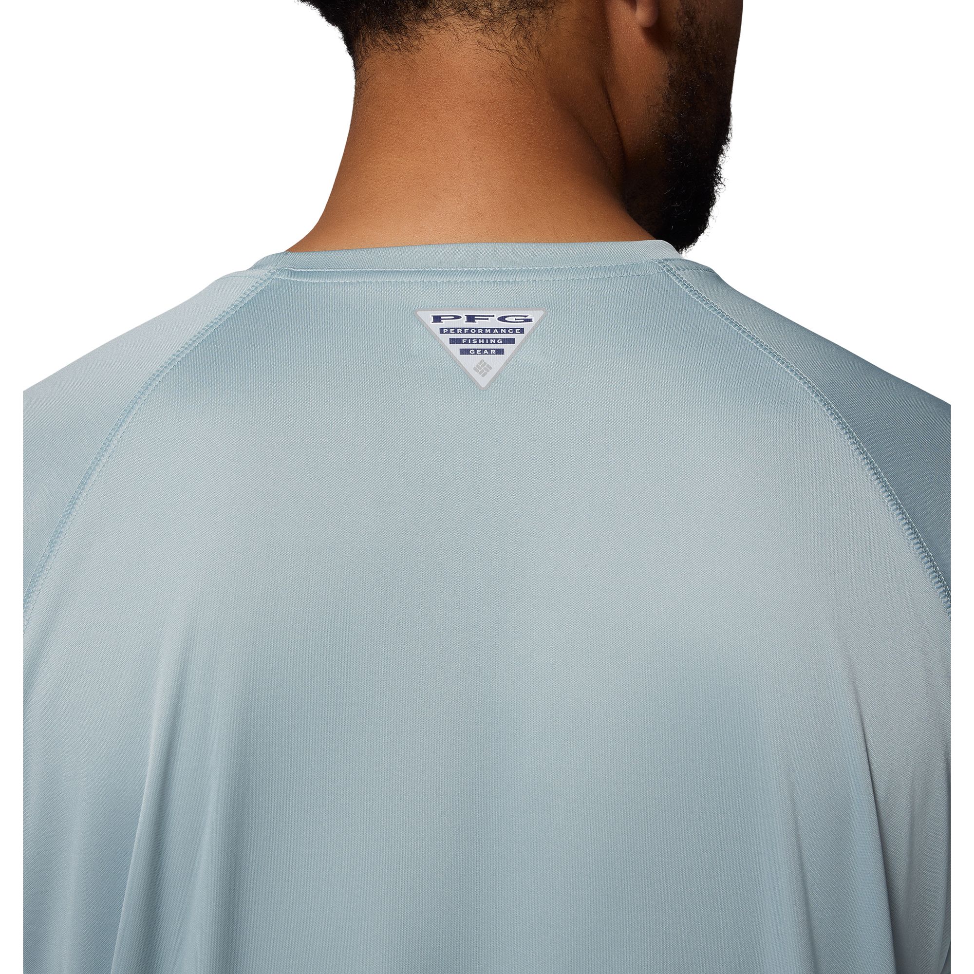 Columbia Men's Texas Longhorns Crushed Blue Terminal Tackle Long Sleeve Shirt product image