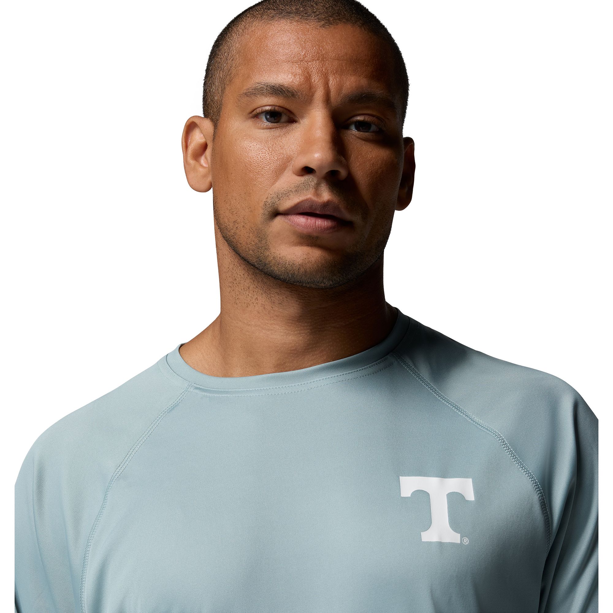 Columbia Men's Tennessee Volunteers Crushed Blue Terminal Tackle Long Sleeve Shirt product image