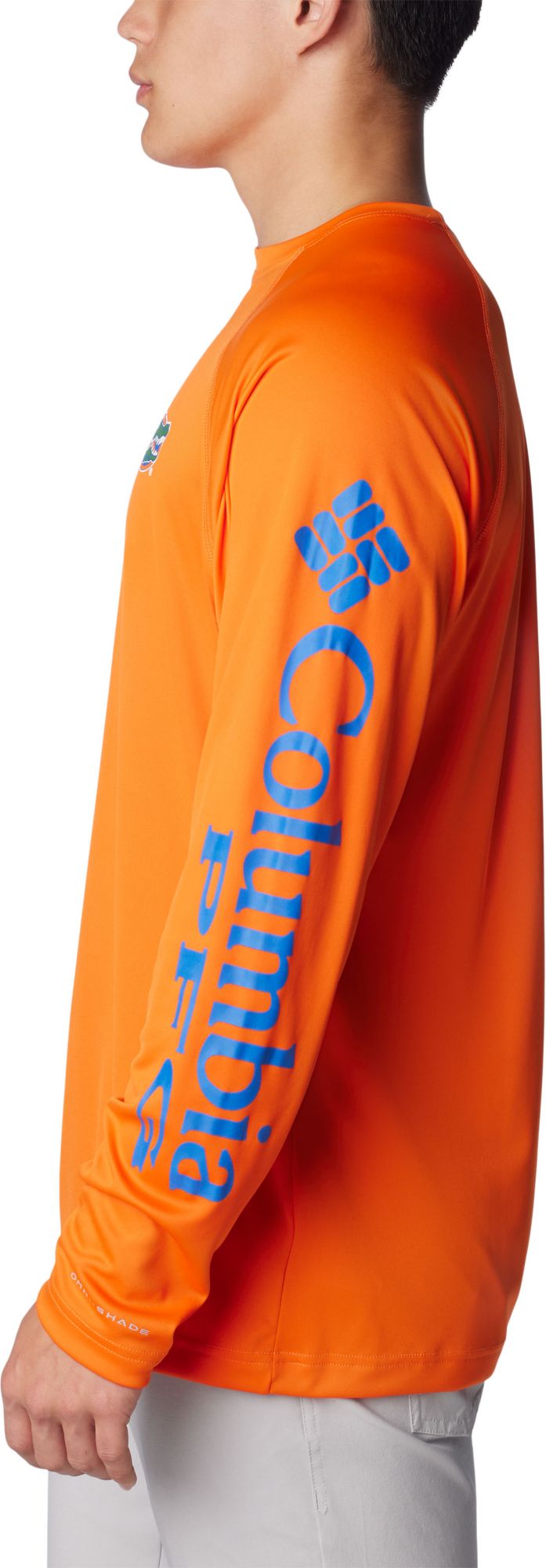 Columbia Men's Florida Gators Orange Terminal Tackle Long Sleeve T-Shirt