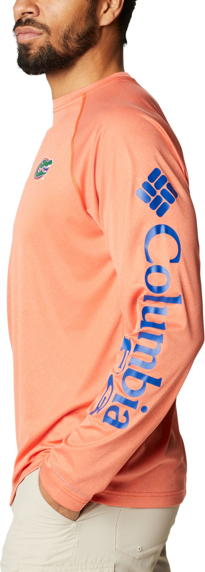 Columbia Men's Florida Gators Terminal Tackle Orange Long Sleeve T-Shirt product image