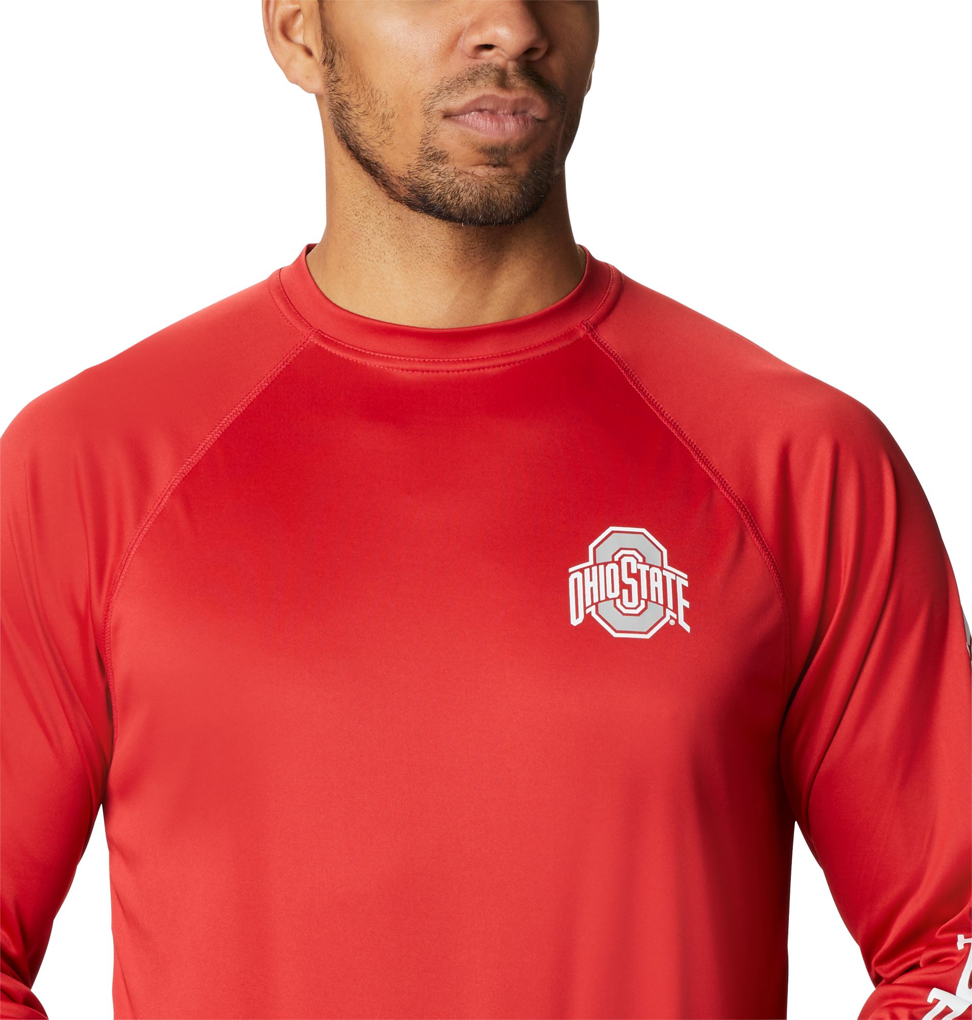Columbia Youth Ohio State Buckeyes Terminal Tackle Red Long Sleeve T-Shirt product image