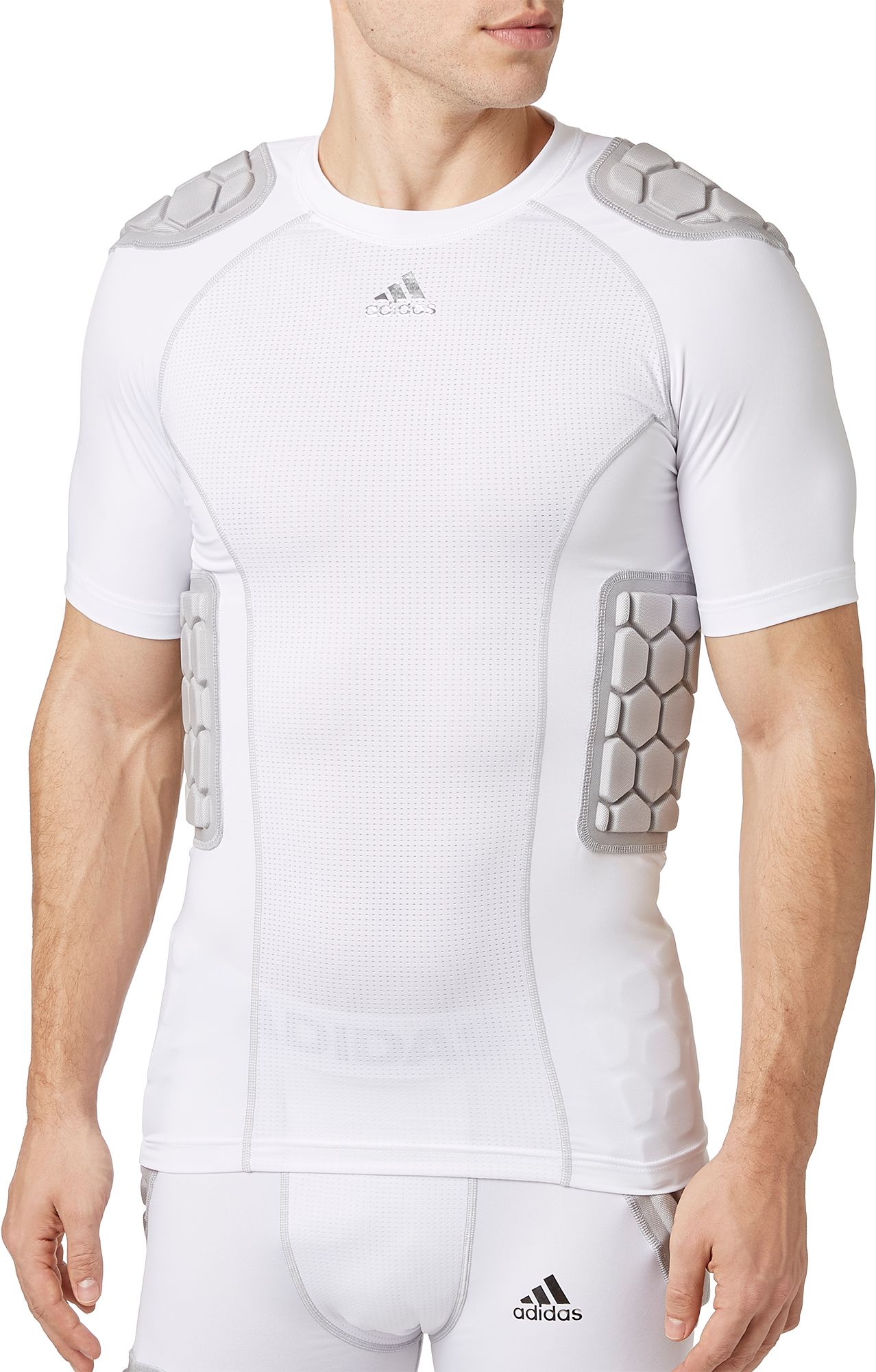 adidas padded compression shirt