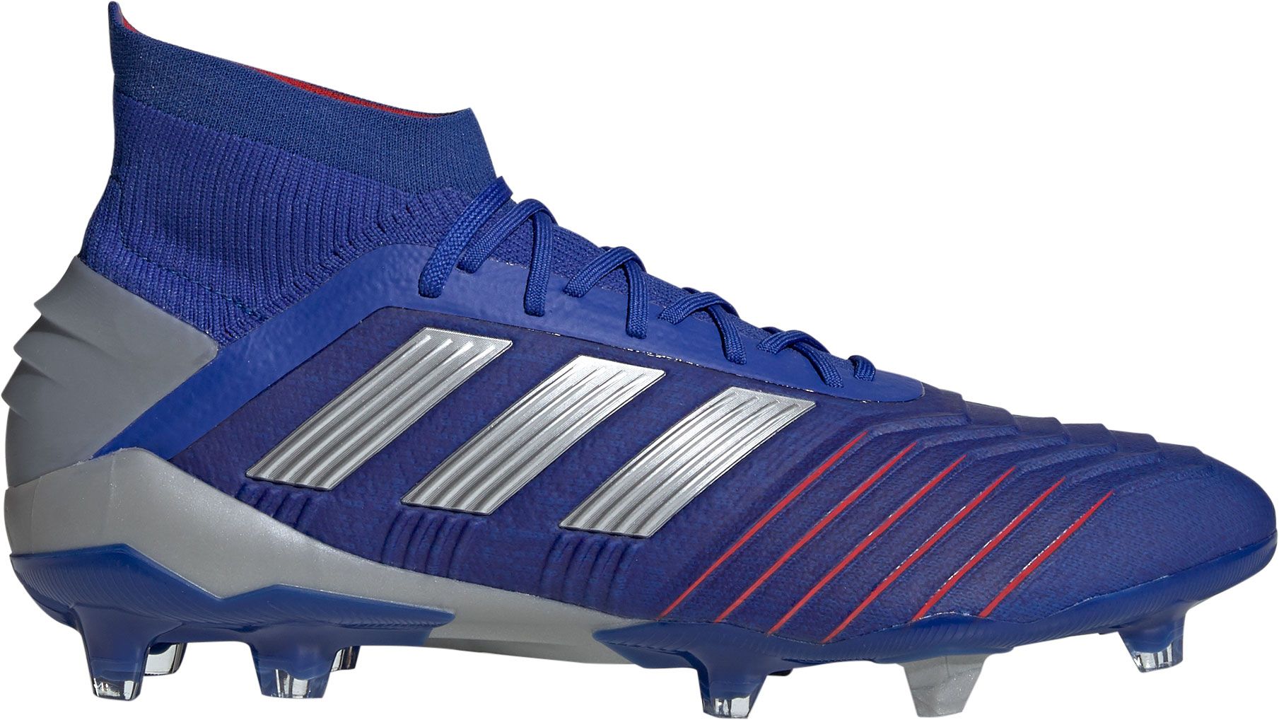 blue adidas cleats