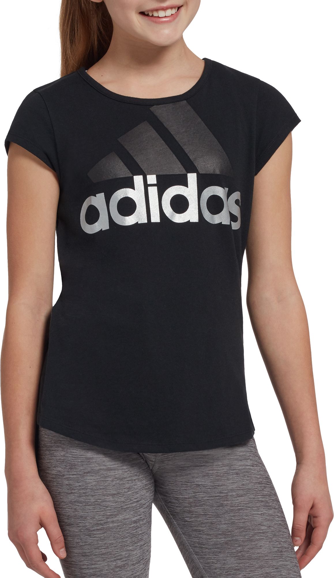 adidas Girls Badge Of Sport T-Shirt 