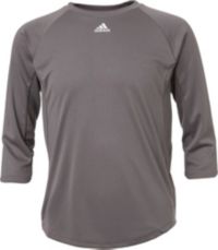 adidas Adult Triple Stripe ¾ Sleeve Baseball Practice Shirt