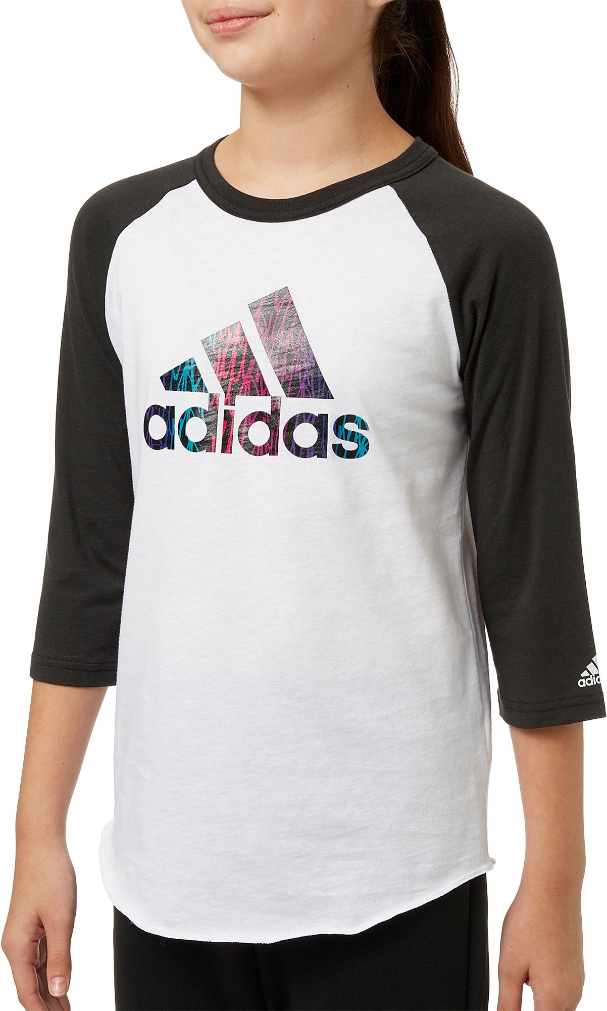 adidas logo on sleeve