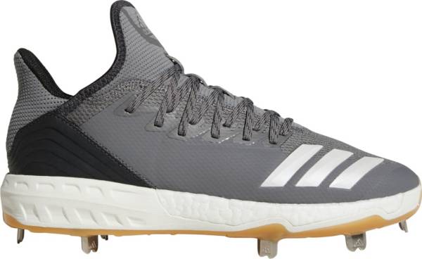 adidas Men's Icon 4 Gum Metal Baseball Cleats