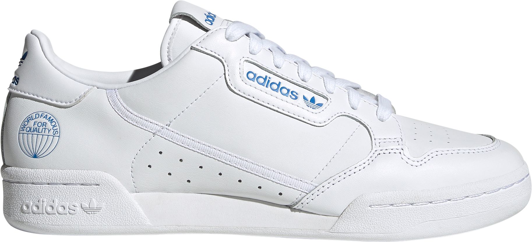 white adidas continental 80