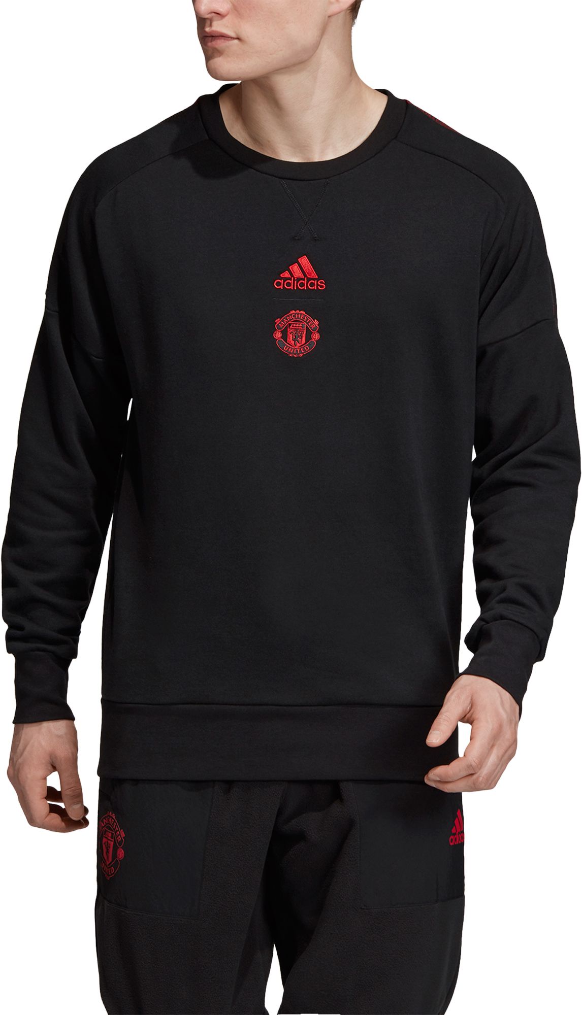 man utd hoodie adidas