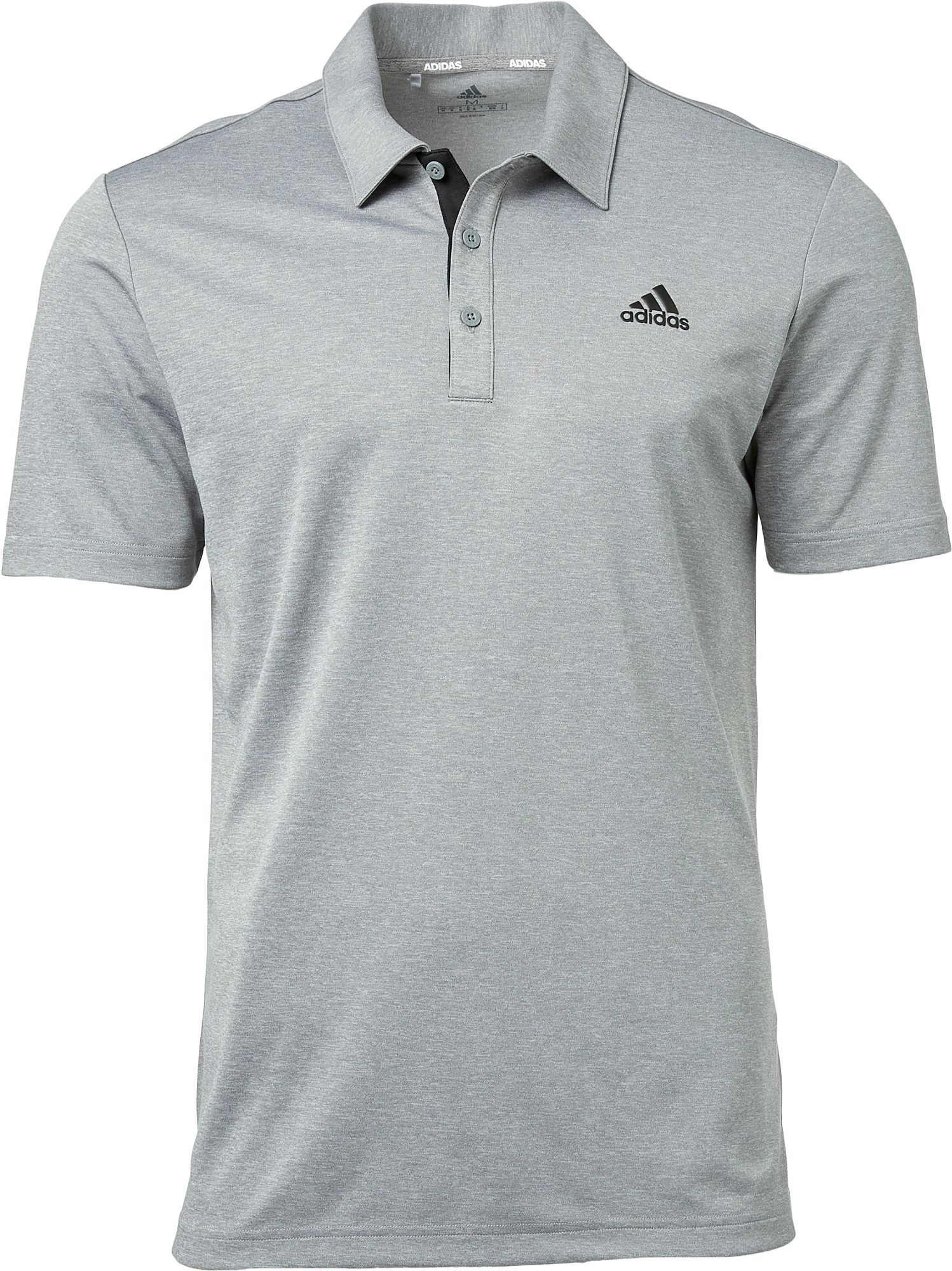 adidas men's drive novelty heather golf polo