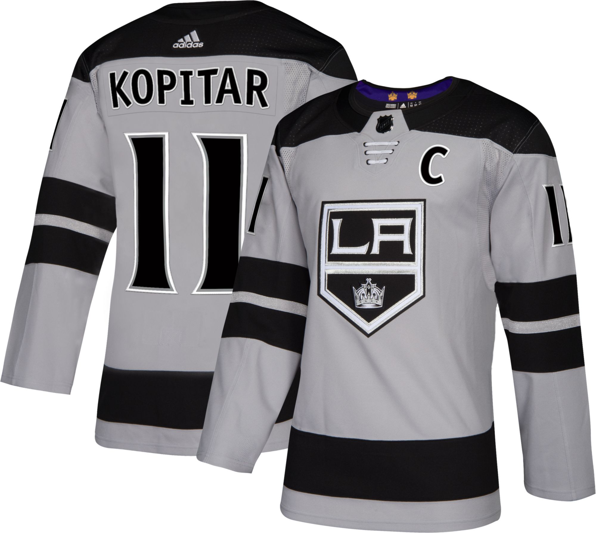 kings black and purple jersey