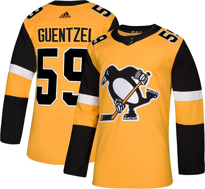 #59 Guentzel - Adidas NHL Embroidered Penguins Alternate Jersey with Strap
