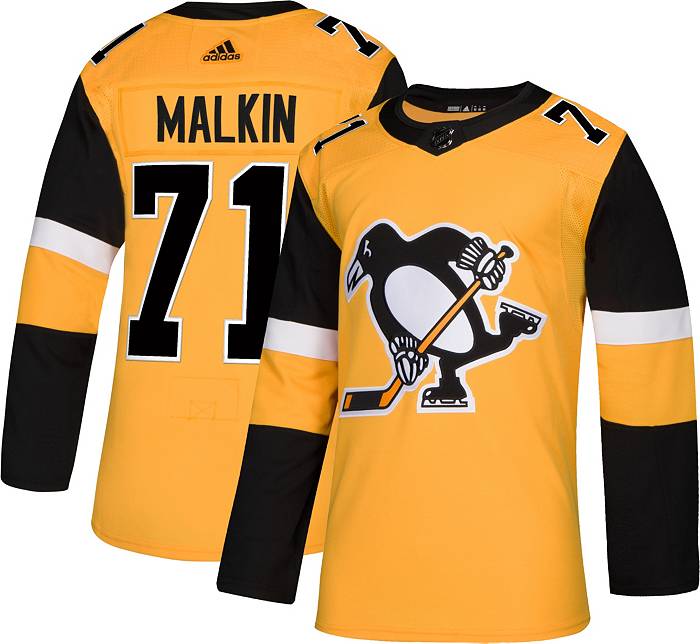 adidas 2022-2023 Reverse Retro Pittsburgh Penguins Evgeni Malkin #71  ADIZERO Authentic Jersey