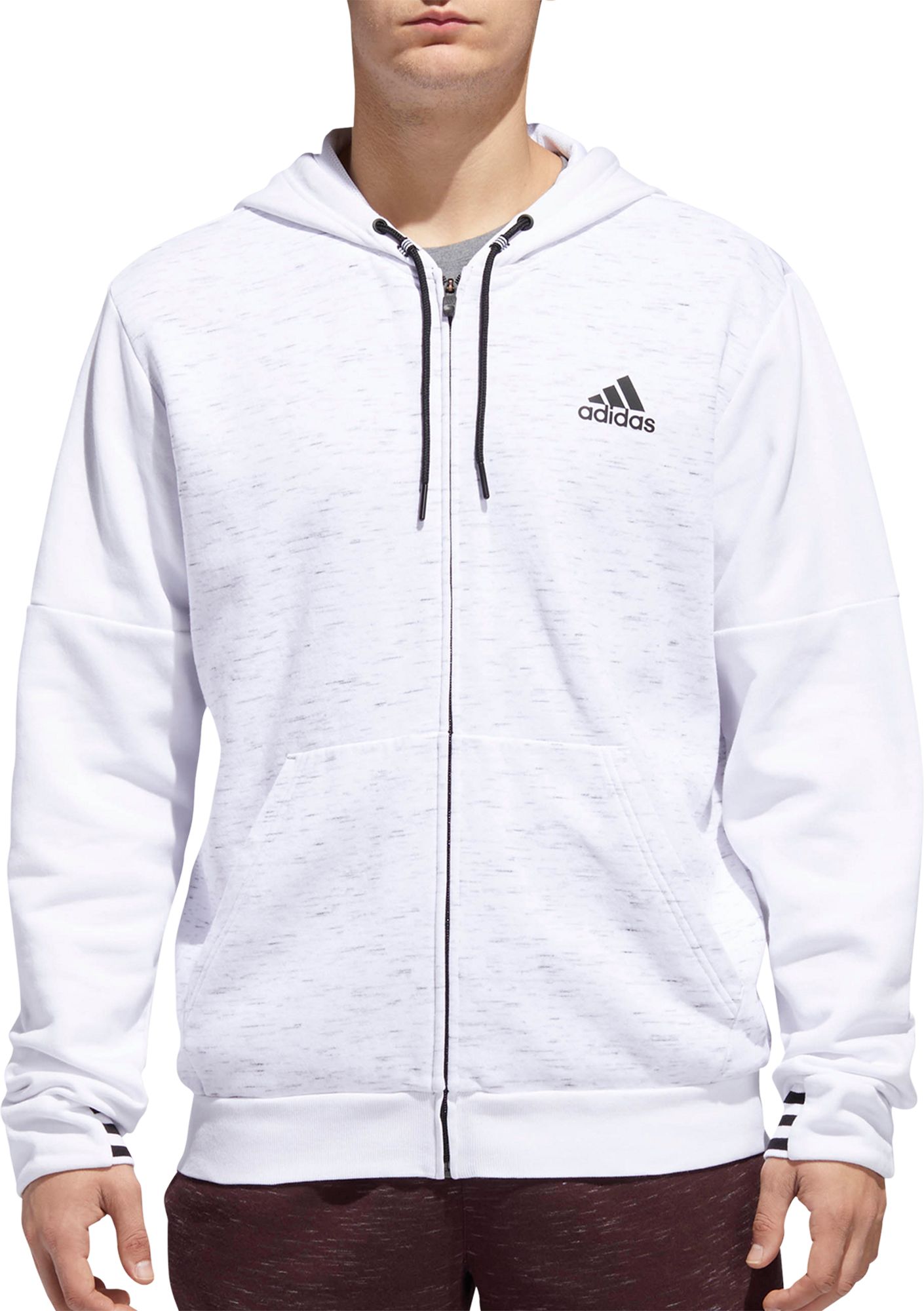 adidas men's full zip hoodie