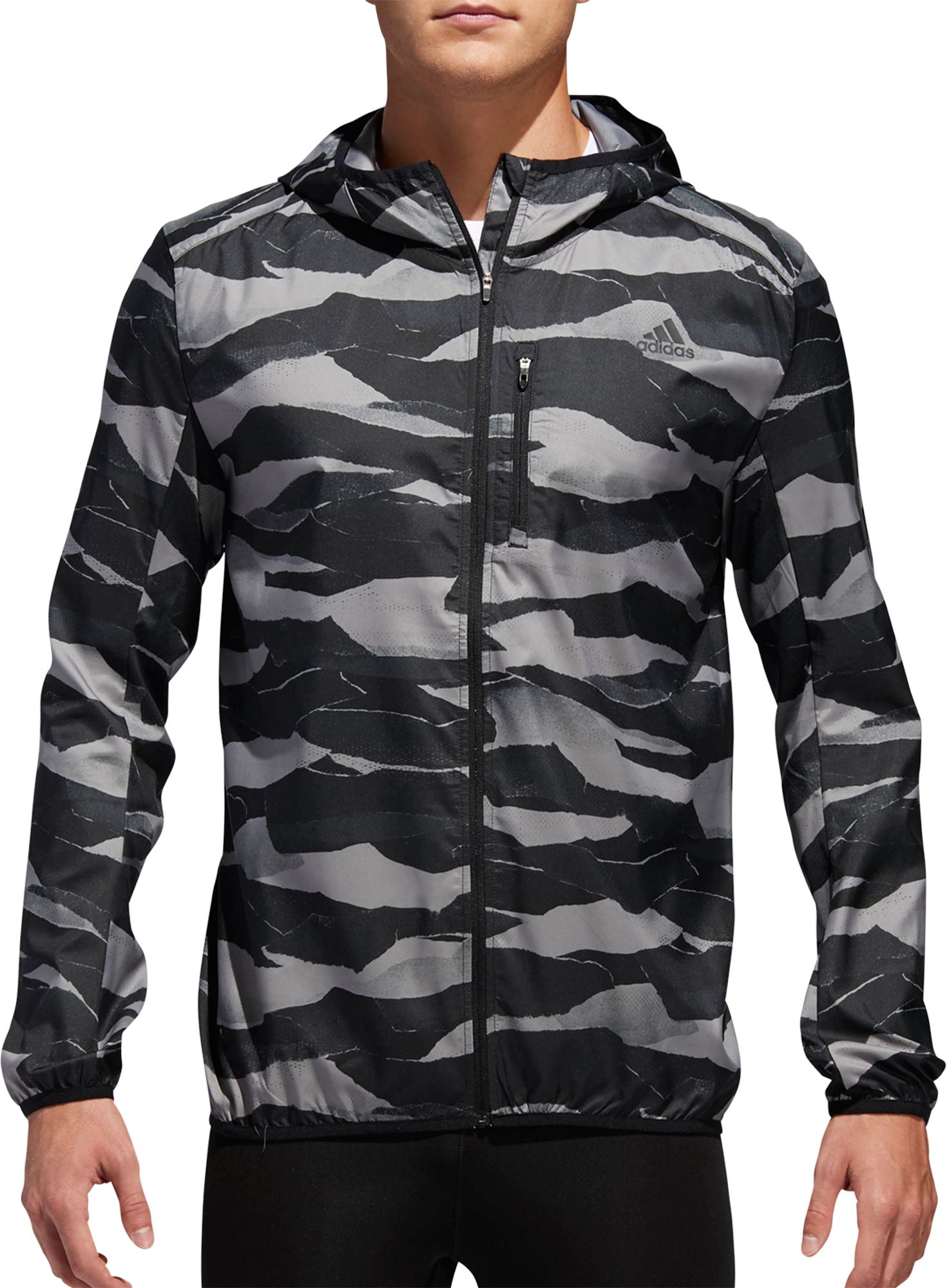 own the run hooded wind jacket