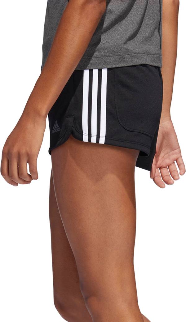 adidas Women's Pacer 3-Stripes Knit Shorts | Dick's Sporting Goods