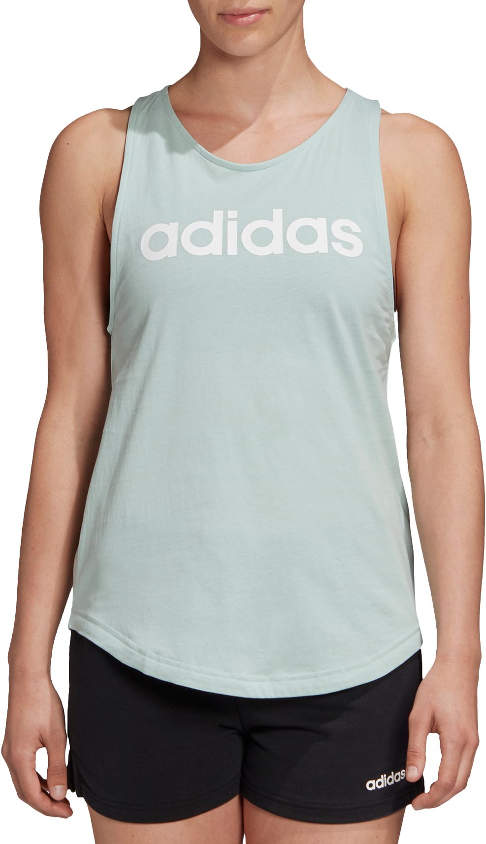 green adidas tank top