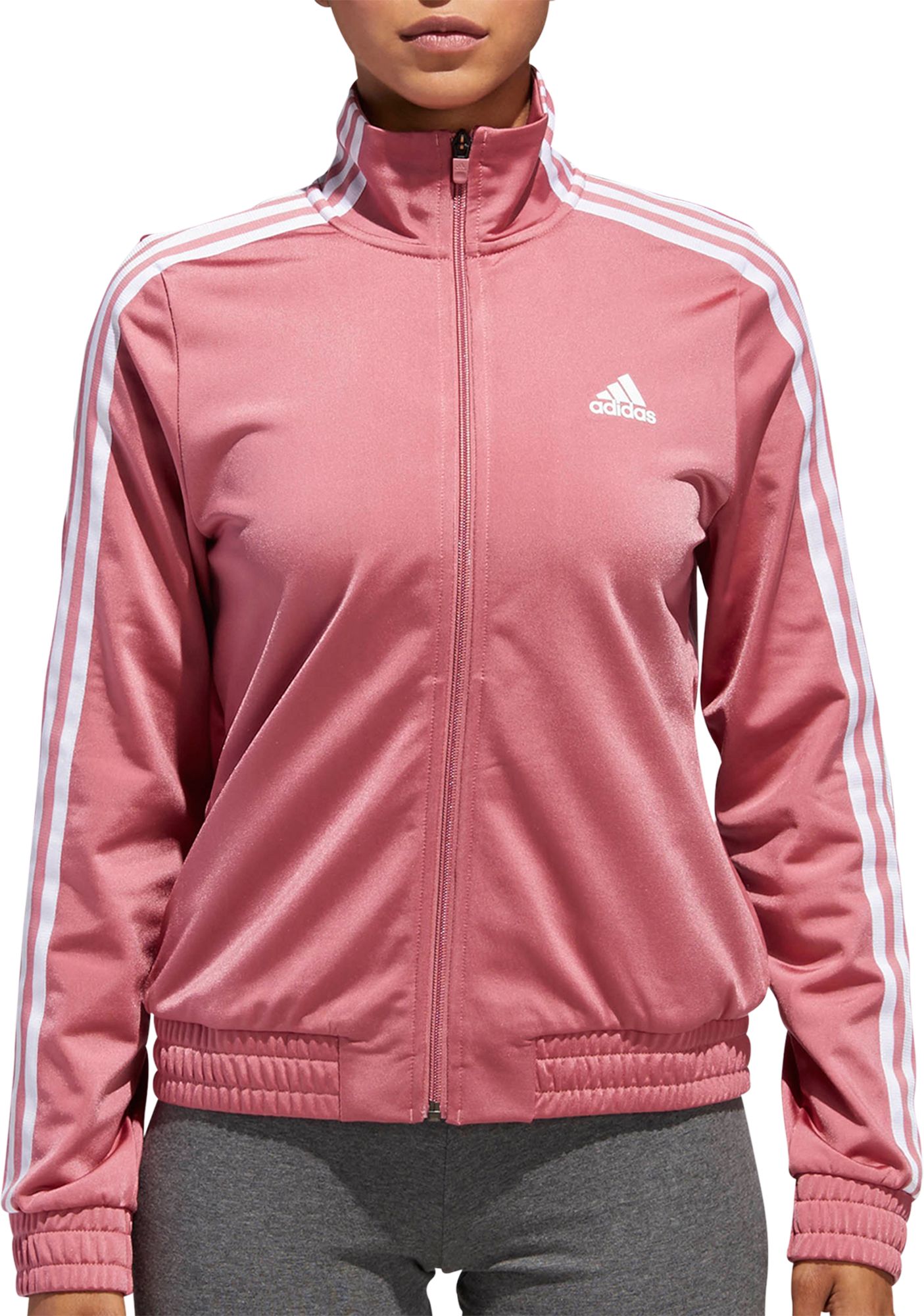 adidas women's essentials tricot track jacket