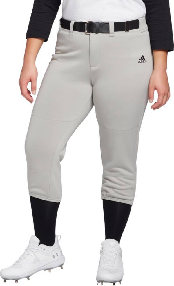 adidas Softball Pants Women's Small Large Black Red Stripe New without Tags