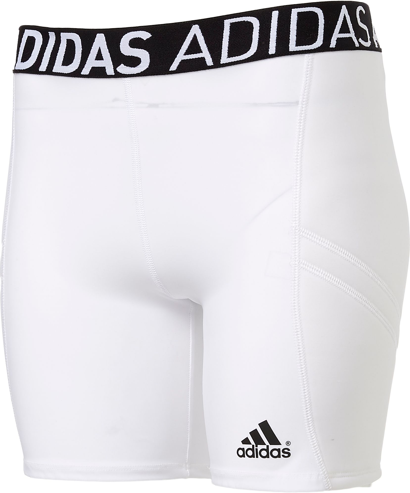 adidas men's triple stripe foam sliding shorts