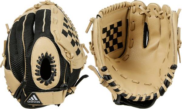 adidas 9.5" Tee Ball Triple Stripe Series Glove