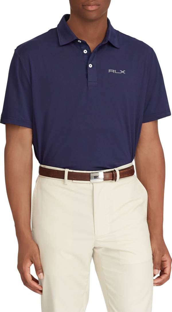 RLX Golf Men's Short Sleeve Solid Airflow Performance Golf Polo | Golf