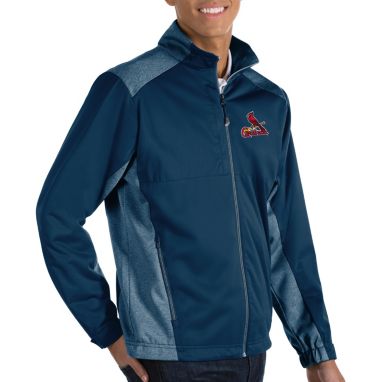 sorry, Antigua Men's St. Louis Cardinals Revolve Navy Full-Zip Jacket is currently out of stock