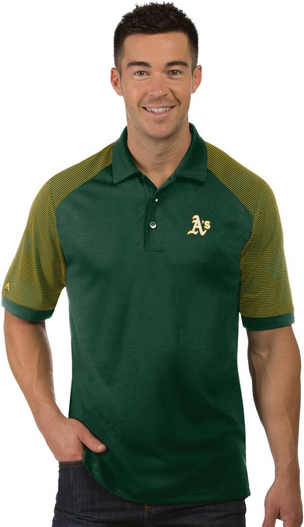 Antigua Men's Oakland Athletics Engage Polo