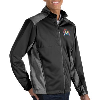 sorry, Antigua Men's Miami Marlins Revolve Black Full-Zip Jacket is currently out of stock