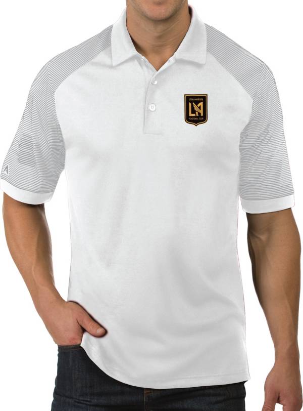 Antigua Men's Las Angeles FC Engage White Polo