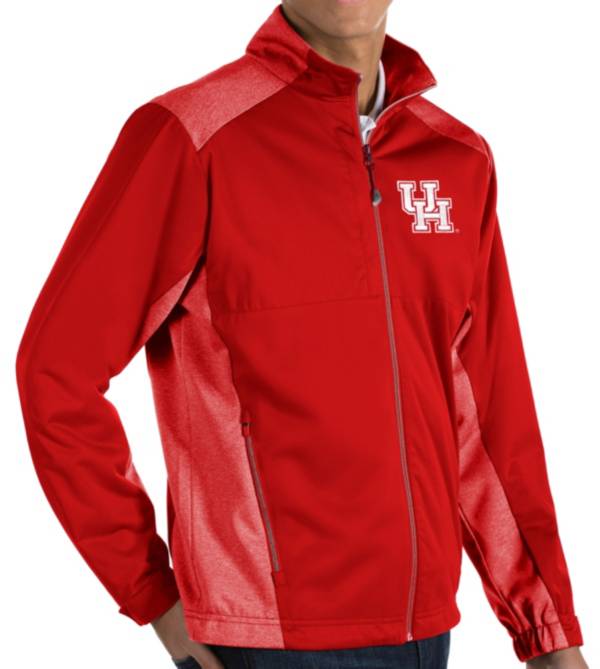 Antigua Men's Houston Cougars Red Revolve Full-Zip Jacket product image