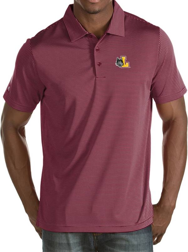 Antigua Men's Loyola Chicago Ramblers Maroon Quest Performance Polo