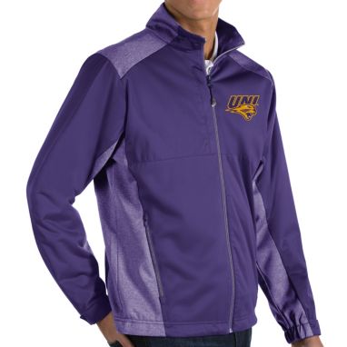 sorry, Antigua Men's Northern Iowa Panthers  Purple Revolve Full-Zip Jacket is currently out of stock